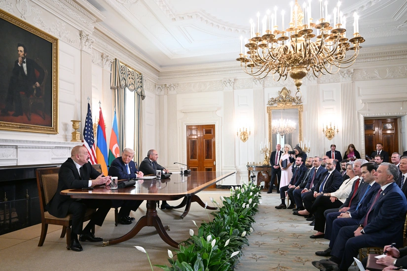 US, Azerbaijan, Armenia leaders hold trilateral meeting