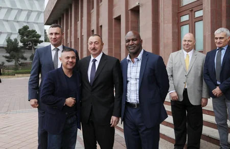 President Ilham Aliyev receives participants of 55th Convention of World Boxing Council