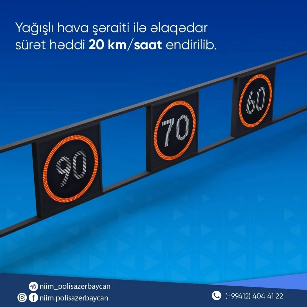 Zığ dairəsi - Hava Limanı yolunda sürət həddi endirilib