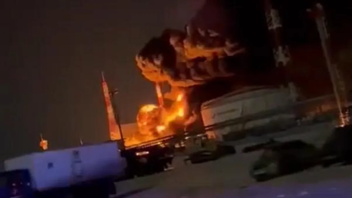 Rusiyanın Oryol vilayətində neft anbarına hücum olub