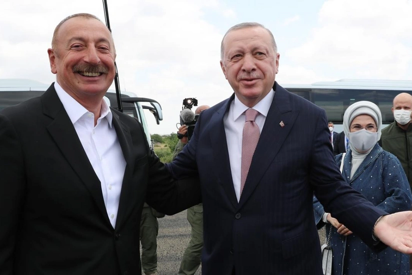 İlham Əliyev Ərdoğanı belə qarşıladı - FOTOLAR