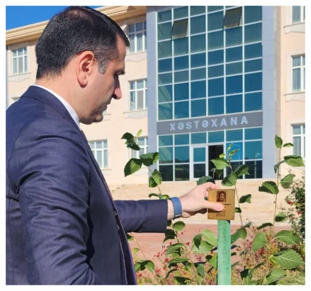 Naxçıvanda ilk dəfə şəhidlərin adına bağ salınıb