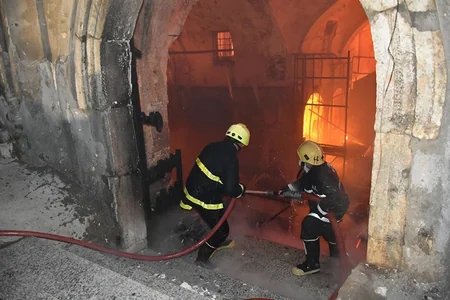 Kərkükdə Osmanlı dövrünə aid tarixi bazarda yanğın olub