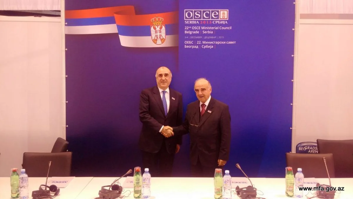 Elmar Məmmədyarov Maltanın xarici işlər naziri ilə görüşüb