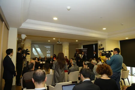 İlk İtaliya-Azərbaycan Film Festivalı ilə bağlı mətbuat konfransı keçirilib - FOTO