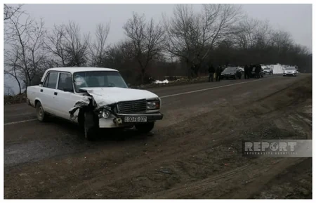 İsmayıllıda zəncirvari yol qəzası olub, xəsarət alan var