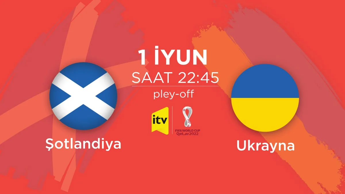 Şotlandiya - Ukrayna oyunu canlı yayımlanacaq