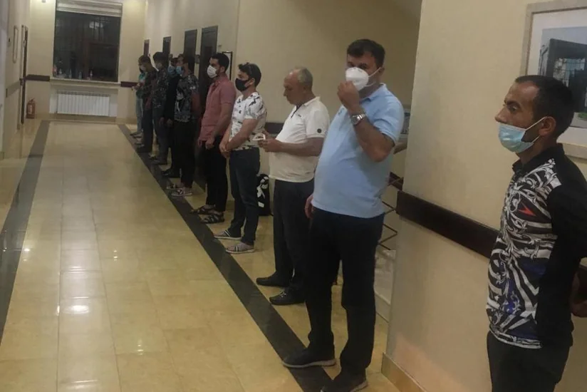 Şıxovda istirahət mərkəzində karantini pozan şəxslər saxlanıldı