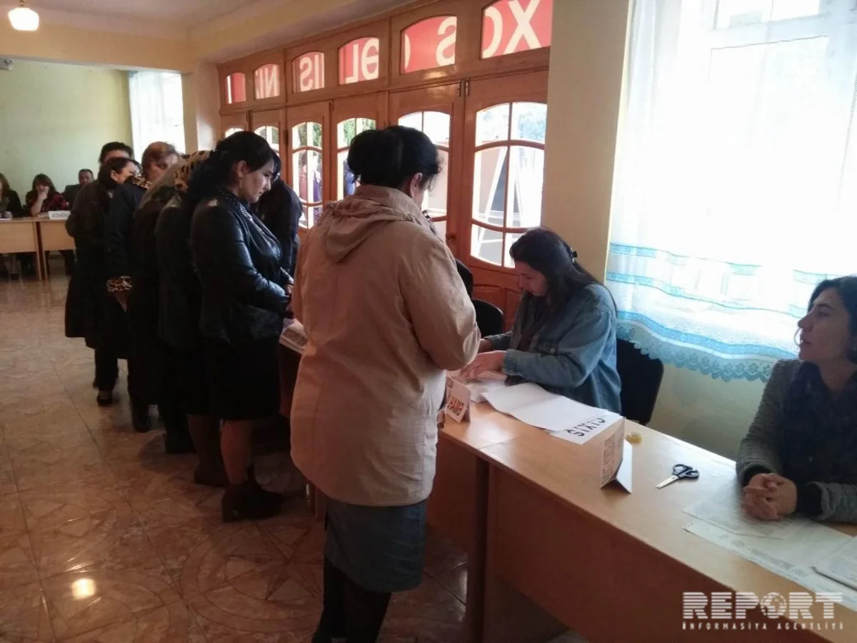 Qaxda seçici fəallığı müşahidə edilir - FOTOREPORTAJ