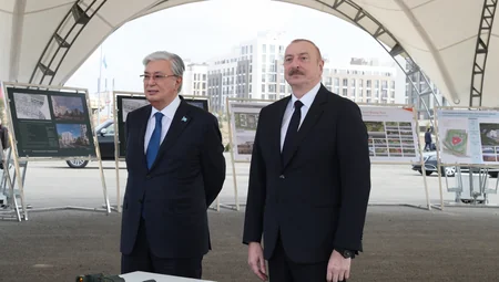 Qazaxıstan Prezidenti Füzuli şəhərinin Baş planı ilə tanış olub - YENİLƏNİB