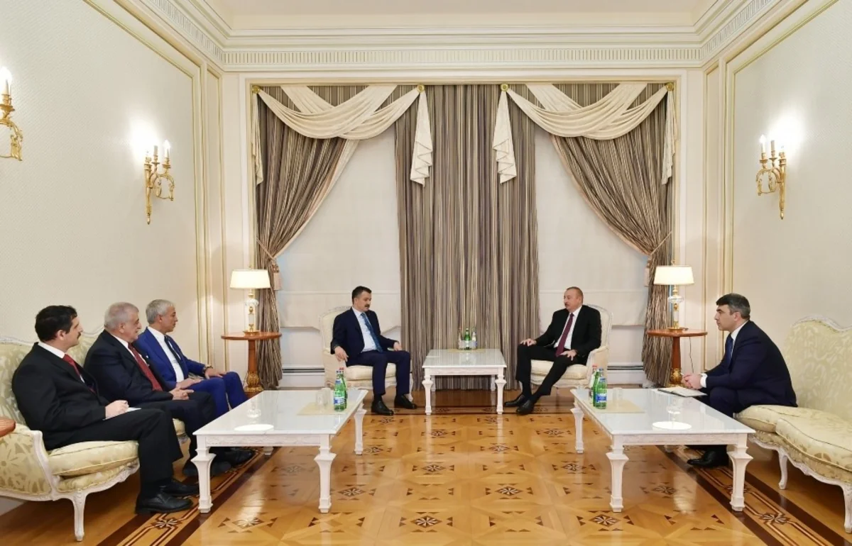 President Ilham Aliyev received delegation led by Turkish minister of agriculture and forestry