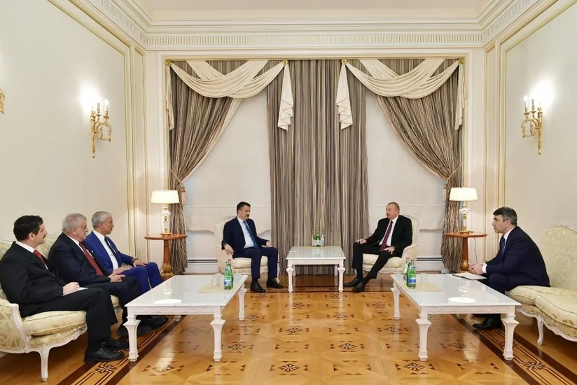 President Ilham Aliyev received delegation led by Turkish minister of agriculture and forestry