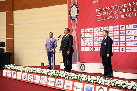 Gənc cüdoçular arasında Azərbaycan birinciliyinin açılış mərasimi keçirilib
