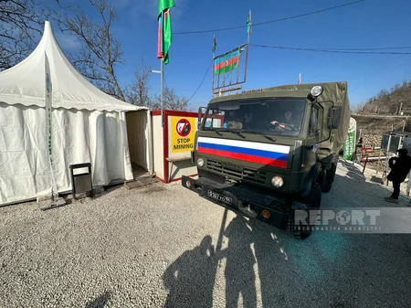 Сегодня по дороге Ханкенди-Лачын беспрепятственно проехали 32 автомобиля РМК