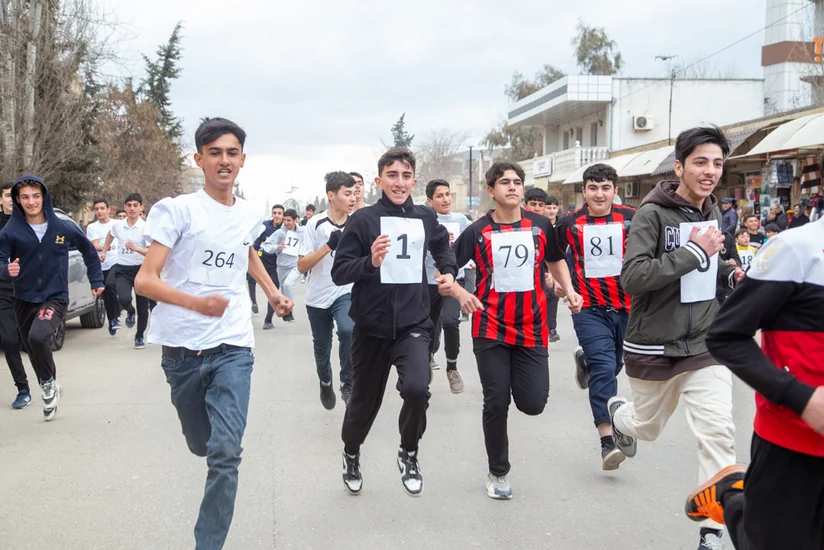 Salyanda İdman həftəsi çərçivəsində qaçış marafonu keçirilib