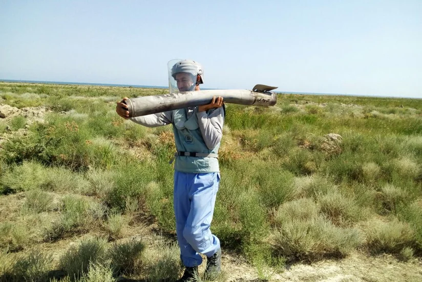 Xızı rayonu ərazisində 24 ədəd partlamamış hərbi sursat aşkar edilib