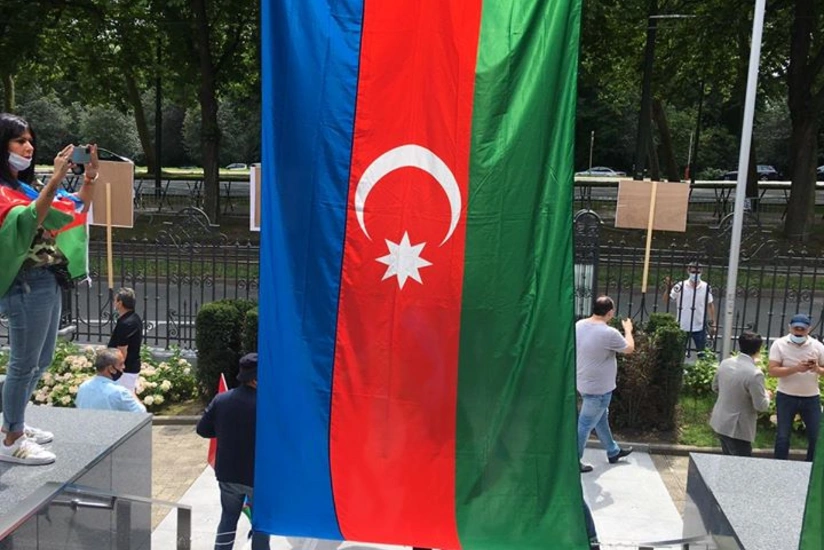 Акция армян перед посольством Азербайджана в Бельгии провалилась