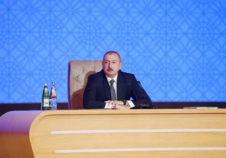 Bakıda Prezidentin iştirakı ilə konfrans keçirilib - YENİLƏNİB-4 - VİDEO