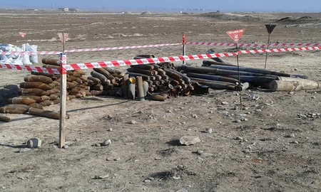 Xızıda 20 ədəd partlamamış hərbi sursat aşkar edilib