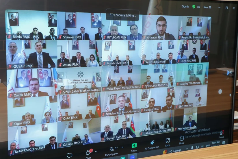 Глава TƏBİB провел совещание по итогам деятельности подведомственных медучреждений