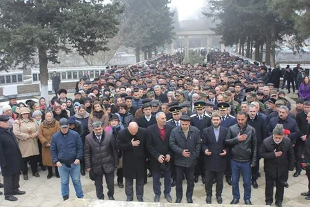 Cəlilabadda 20 Yanvar faciəsinin ildönümü ilə bağlı anım mərasimi keçirilib - FOTO