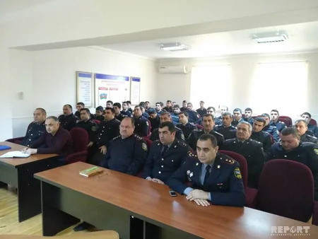 Siyəzən polisi Xocalı soyqırımı qurbanlarını anıb - FOTO