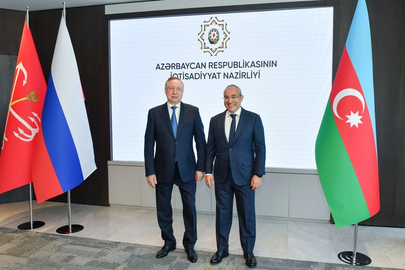 Azerbaijani economy minister, governor of St. Petersburg mull enhancing joint activities in shipbuilding