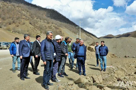 Xudafərin-Qubadlı-Laçın avtomobil yolunun 40 %-dən çoxu hazırdır