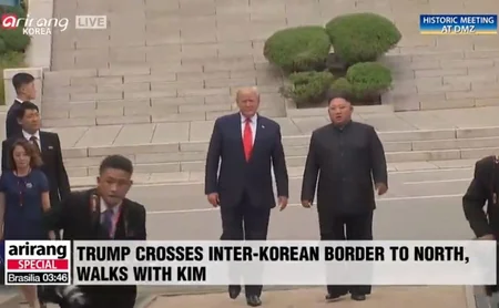 ABŞ və KXDR liderləri arasında görüş başlayıb - CANLI YAYIM - YENİLƏNİB-2