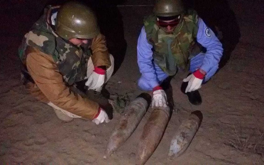Goranboyda 3 top mərmisi aşkarlanıb