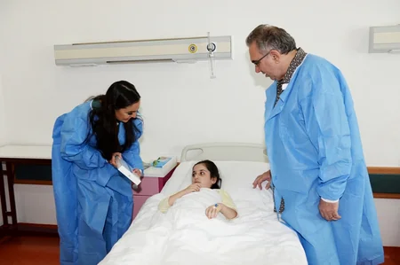 ​Leyla Əliyeva Talassemiya Mərkəzində olub