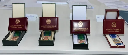Nazir Balakişi Qasımova “Tərəqqi” medalını təqdim edib