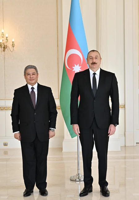 Президент Азербайджана принял верительные грамоты посла Египта