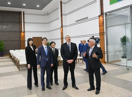 President Ilham Aliyev attended ceremony to launch “Shimal-2” power station