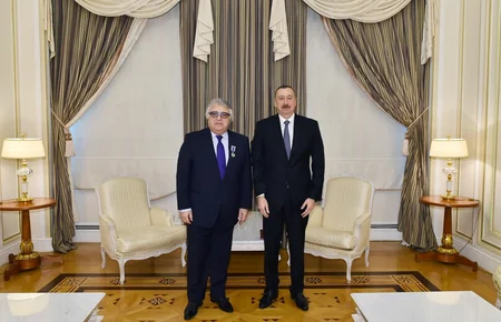 President Ilham Aliyev presents Istiglal Order to pianist Farhad Badalbayli