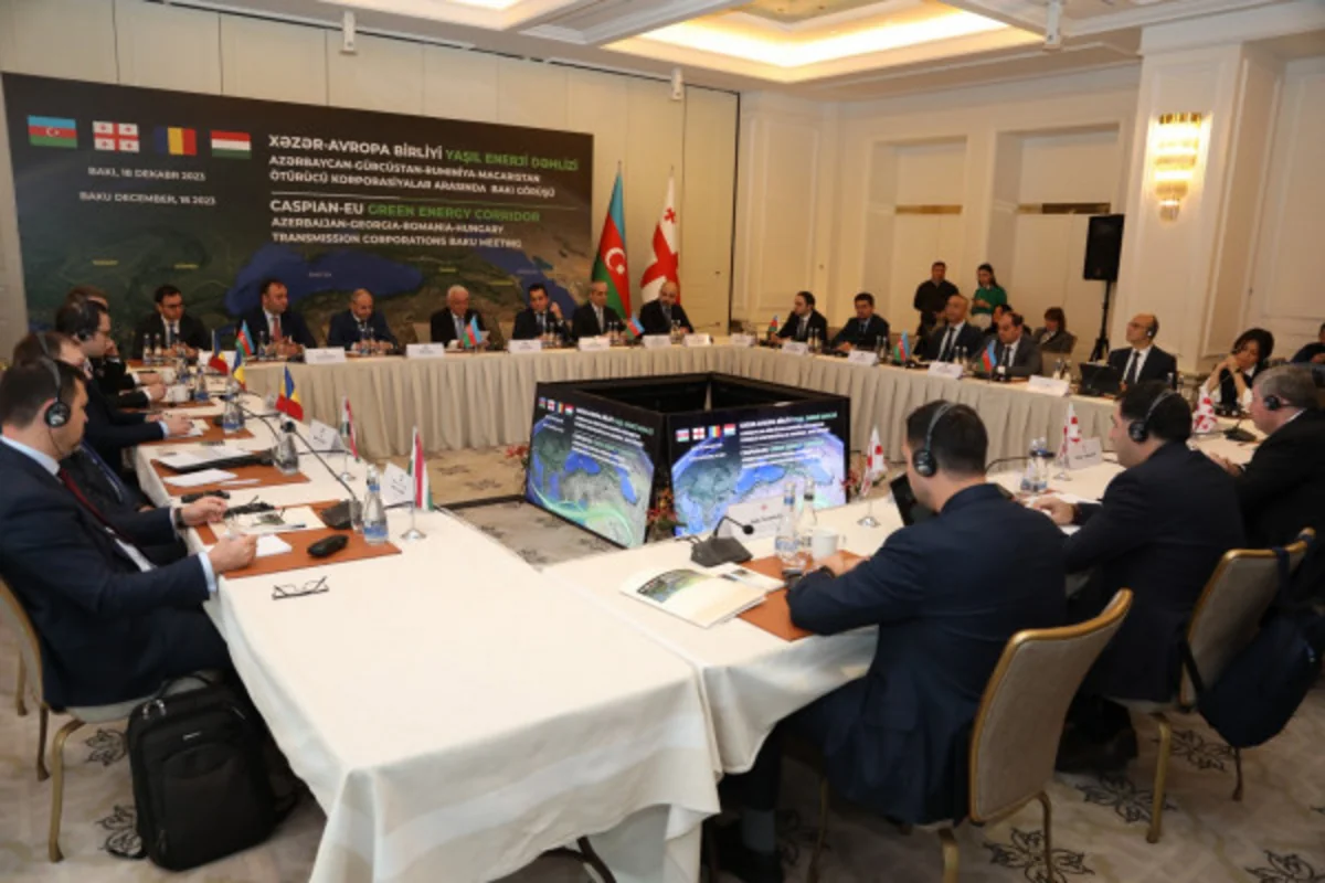 Bakıda “Xəzər-Avropa Birliyi Yaşıl Enerji Dəhlizi” layihəsi çərçivəsində görüş keçirilib