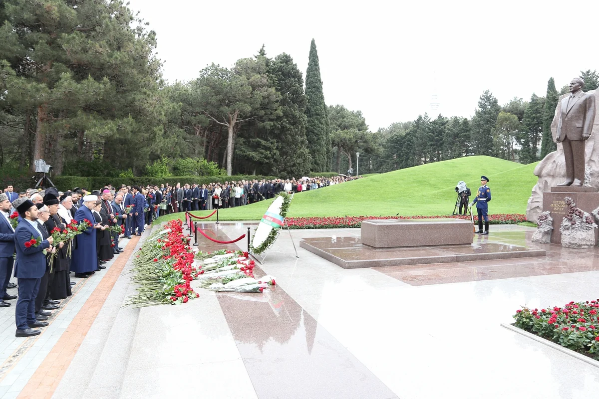 Leaders of Azerbaijan's religious confessions visit Heydar Aliyev's grave