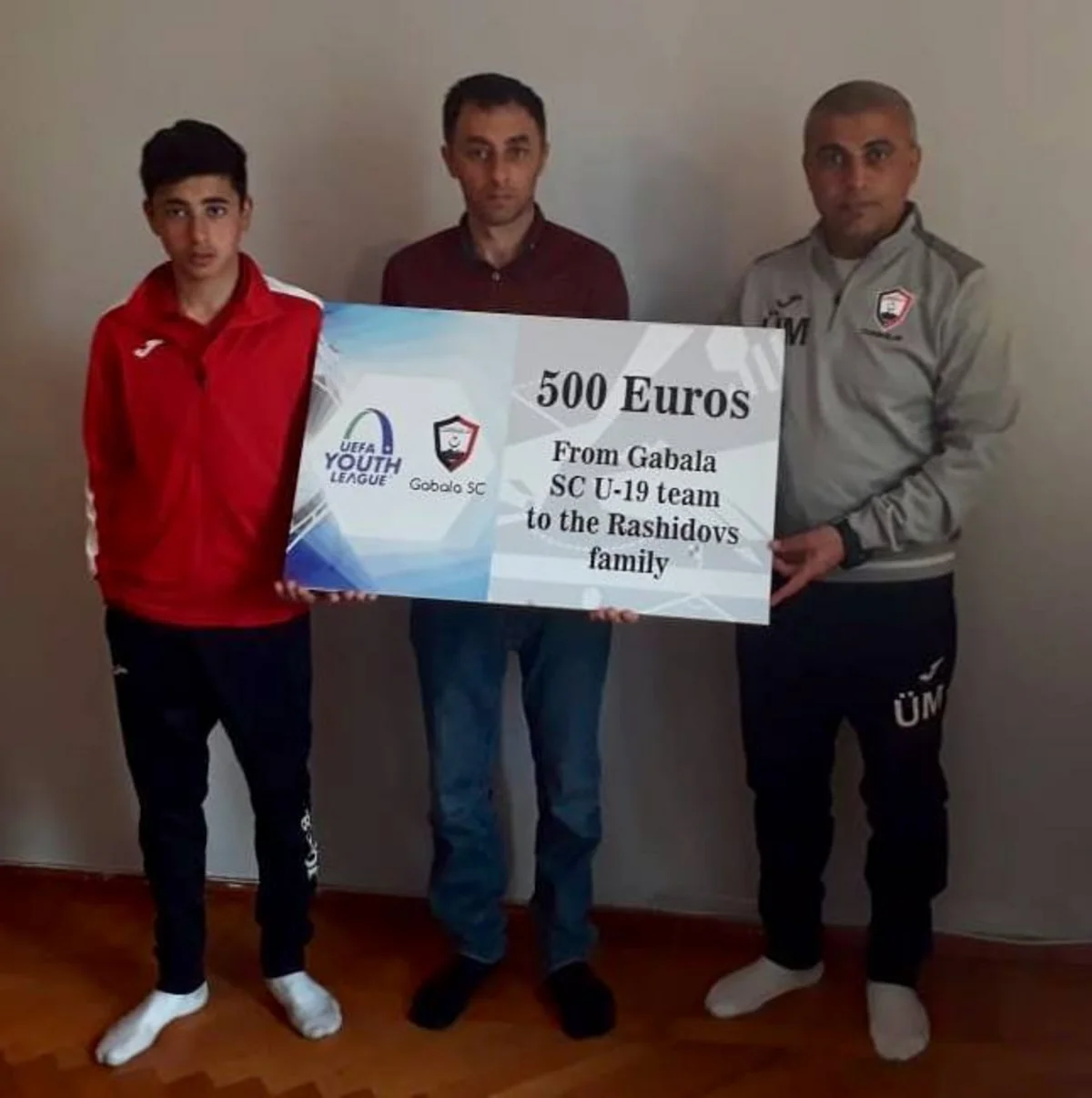 Qəbələ klubu UEFA-nın ayırdığı pulu əməliyyata ehtiyacı olan şəxsə bağışlayıb