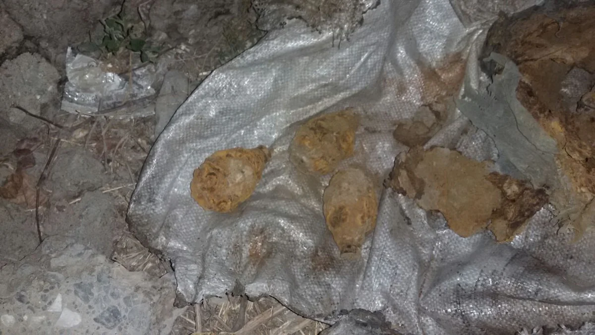 Ağcabədidə 8 ədəd partlamamış hərbi sursat aşkarlanıb - FOTO