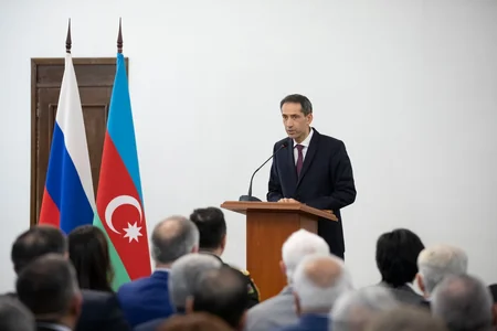 Moskvada 8 Noyabr - Zəfər Günü münasibətilə təntənəli qəbul keçirilib