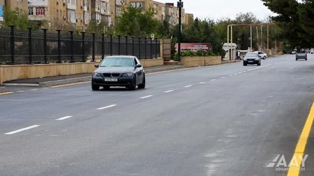 Bakının Qaradağ rayonunda bu il 20 kilometr uzunluğunda küçə təmir olunub