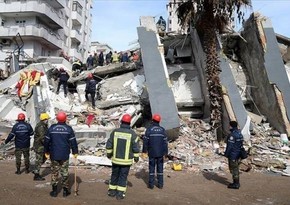 Azerbaijani rescuers continue search and rescue operations in two districts of Türkiye