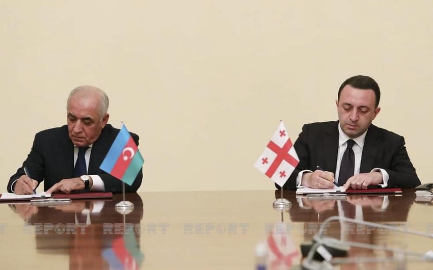 Azərbaycanla Gürcüstan arasında altı sənəd imzalanıb
