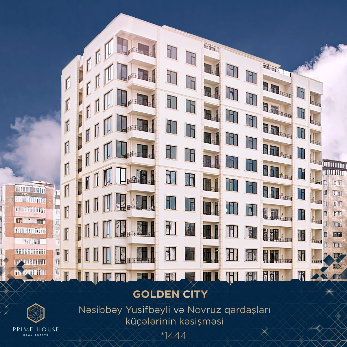 “Golden City yaşayış kompleksindən sərfəli qiymətlərlə mənzilə sahib olun!