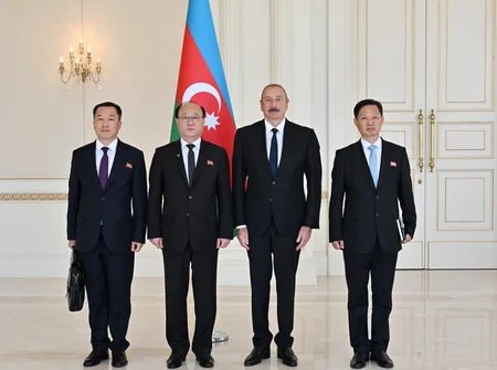 Prezident İlham Əliyev Koreya Xalq Demokratik Respublikasının yeni səfirinin etimadnaməsini qəbul edib - YENİLƏNİB