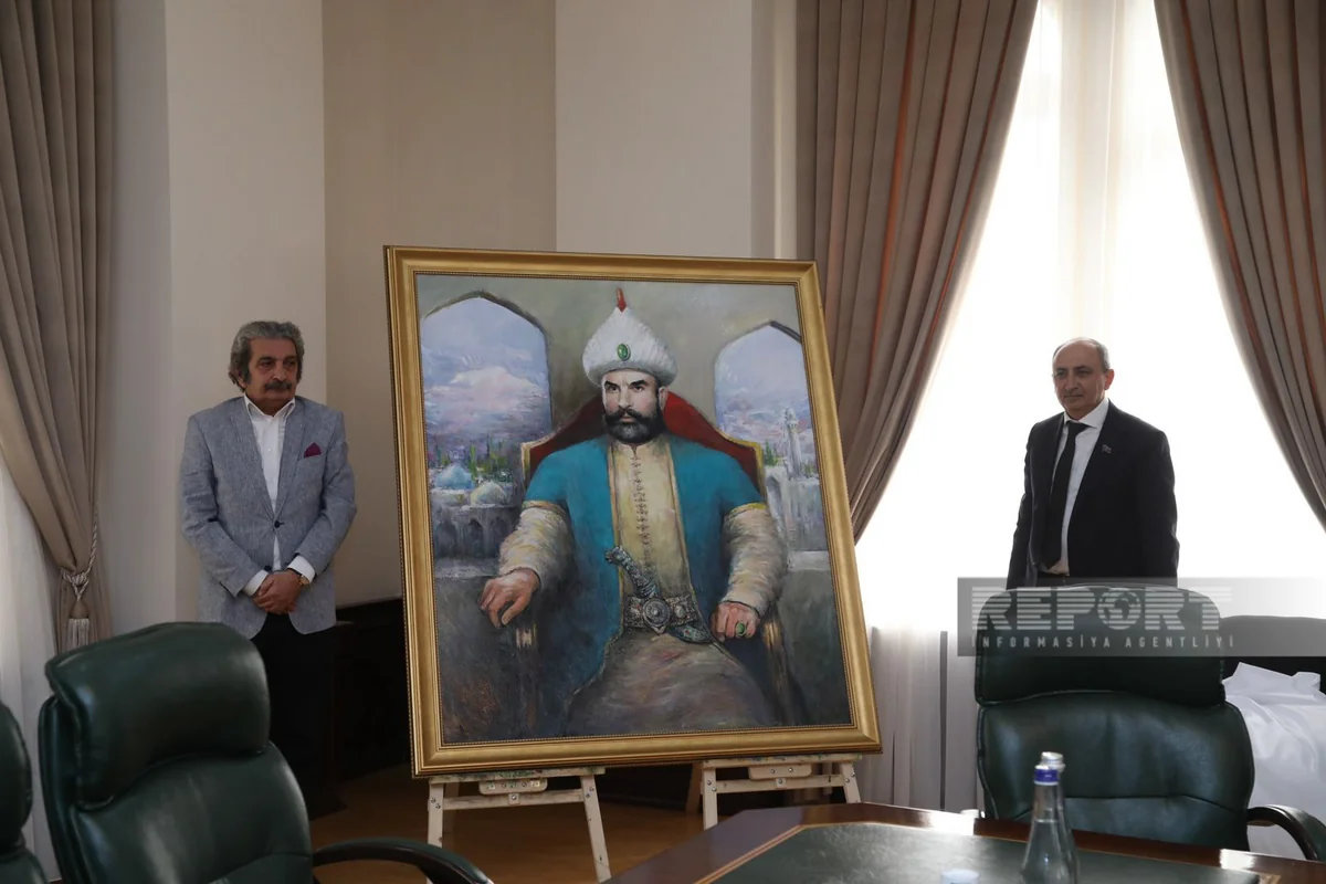 Rəvanqulu Xanın portreti Qərbi Azərbaycan İcmasına hədiyyə edilib