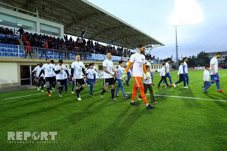 Sumqayıt - Qarabağ matçında Aprel şəhidləri anılıb - FOTO