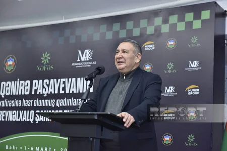 Qənirə Paşayevanın xatirəsinə həsr olunan beynəlxalq şahmat turnirinin açılışı olub