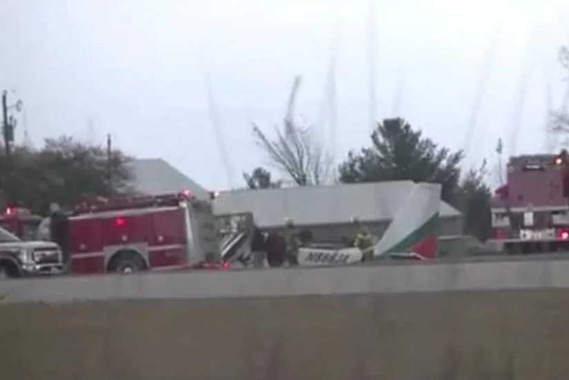 В США разбился легкомоторный самолет