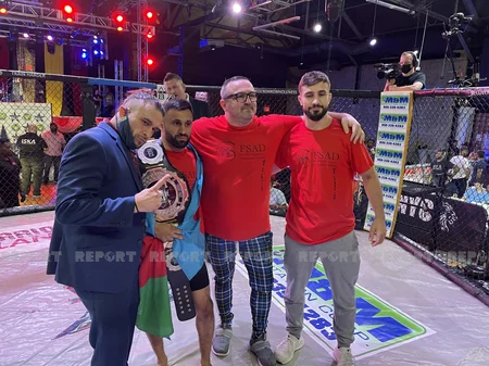 Азербайджанский спортсмен завоевал чемпионский пояс в США
